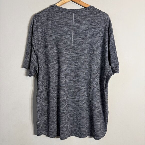 Lululemon Fresh Move Short Sleeve Tee T-Shirt Men's XXL* Gray Active Workout Gym - Picture 9 of 11